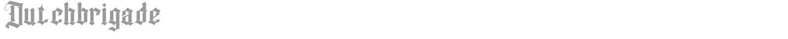 Dutch Brigade font preview
